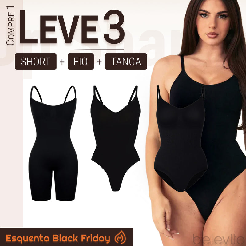 Body Modelador - Up Shaper | PAGUE 1 LEVE 3 + BRINDE - ESQUENTA BLACK FRIDAY